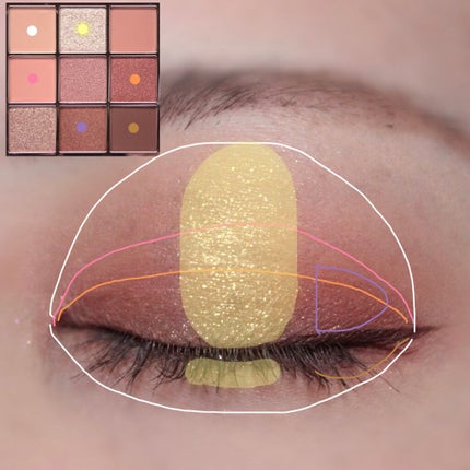 The Bella collection eyeshadow palette/CELEFIT/アイシャドウパレットを使ったクチコミ(9枚目)