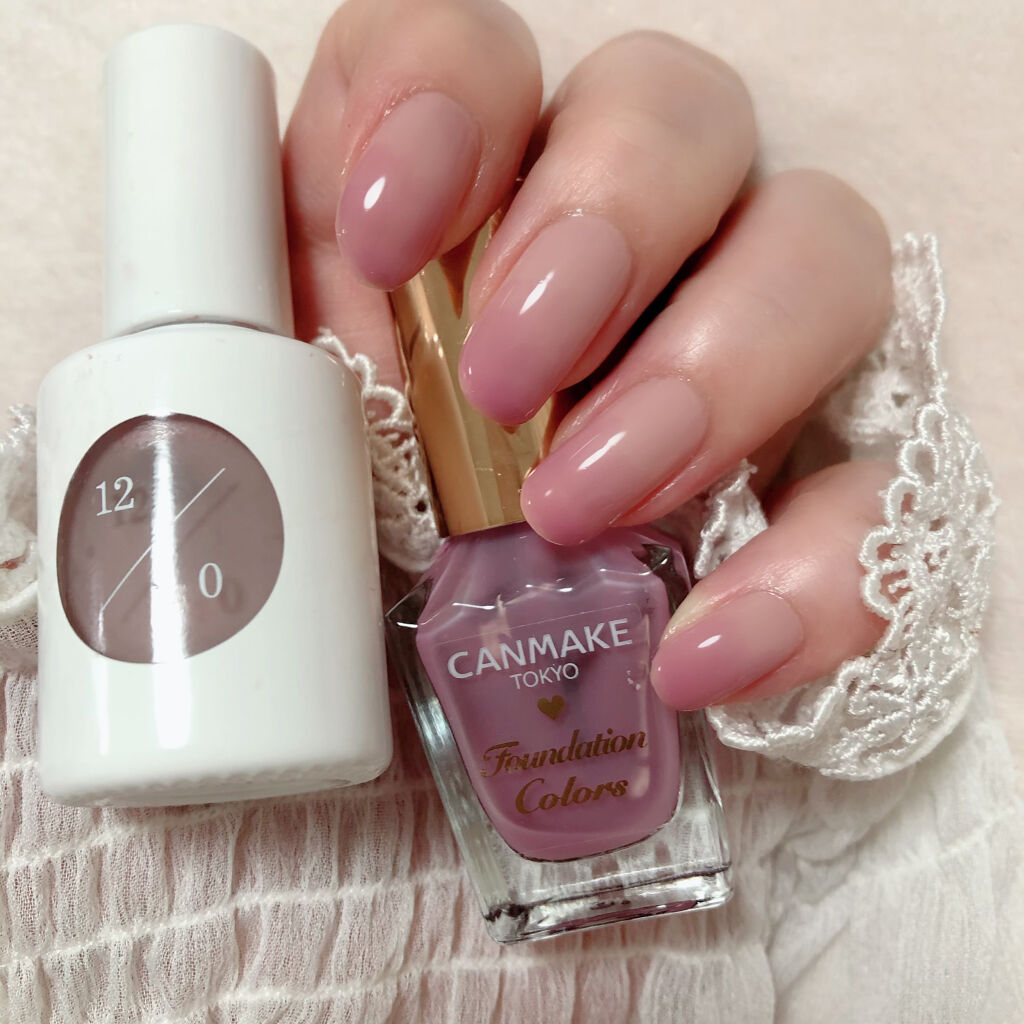カラーベースコート ゼロ 12／0/uka/オールインワンネイルを使ったクチコミ（1枚目）