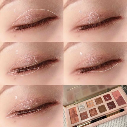 アリスドリームランドシリーズ 12色アイシャドウパレット(ZEESEA×大英博物館)/ZEESEA/アイシャドウパレットを使ったクチコミ(2枚目)