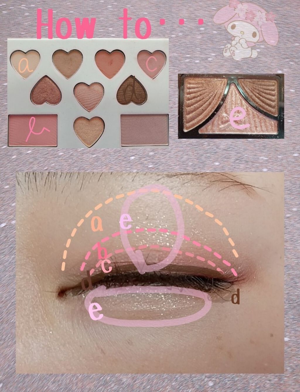 ジューシーピュアアイズ/キャンメイク/アイシャドウパレットを使ったクチコミ（2枚目）