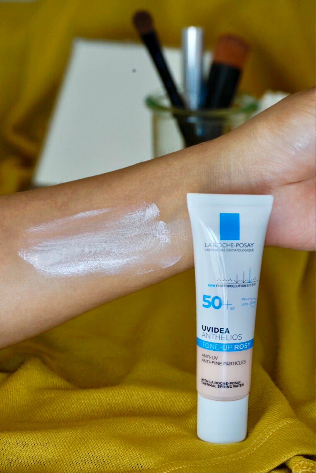 UVイデア XL プロテクショントーンアップ ローズ/ラ ロッシュ ポゼ/日焼け止めクリームを使ったクチコミ(3枚目)