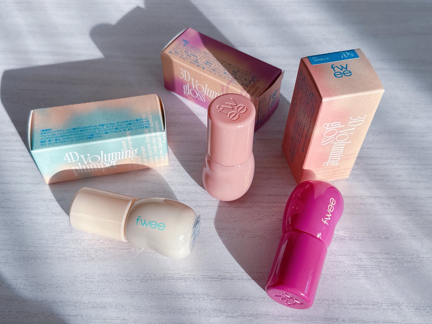 フィー 3Dボリューミンググロス/fwee/リップグロスを使ったクチコミ(7枚目)