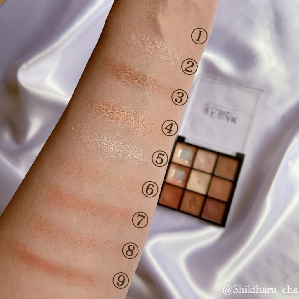 UR GLAM　BLOOMING EYE COLOR PALETTE/U R GLAM/アイシャドウパレットを使ったクチコミ（3枚目）