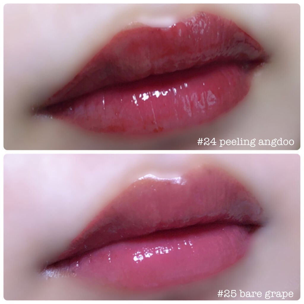 ジューシーラスティングティント/rom&nd/リップティントを使ったクチコミ(4枚目)