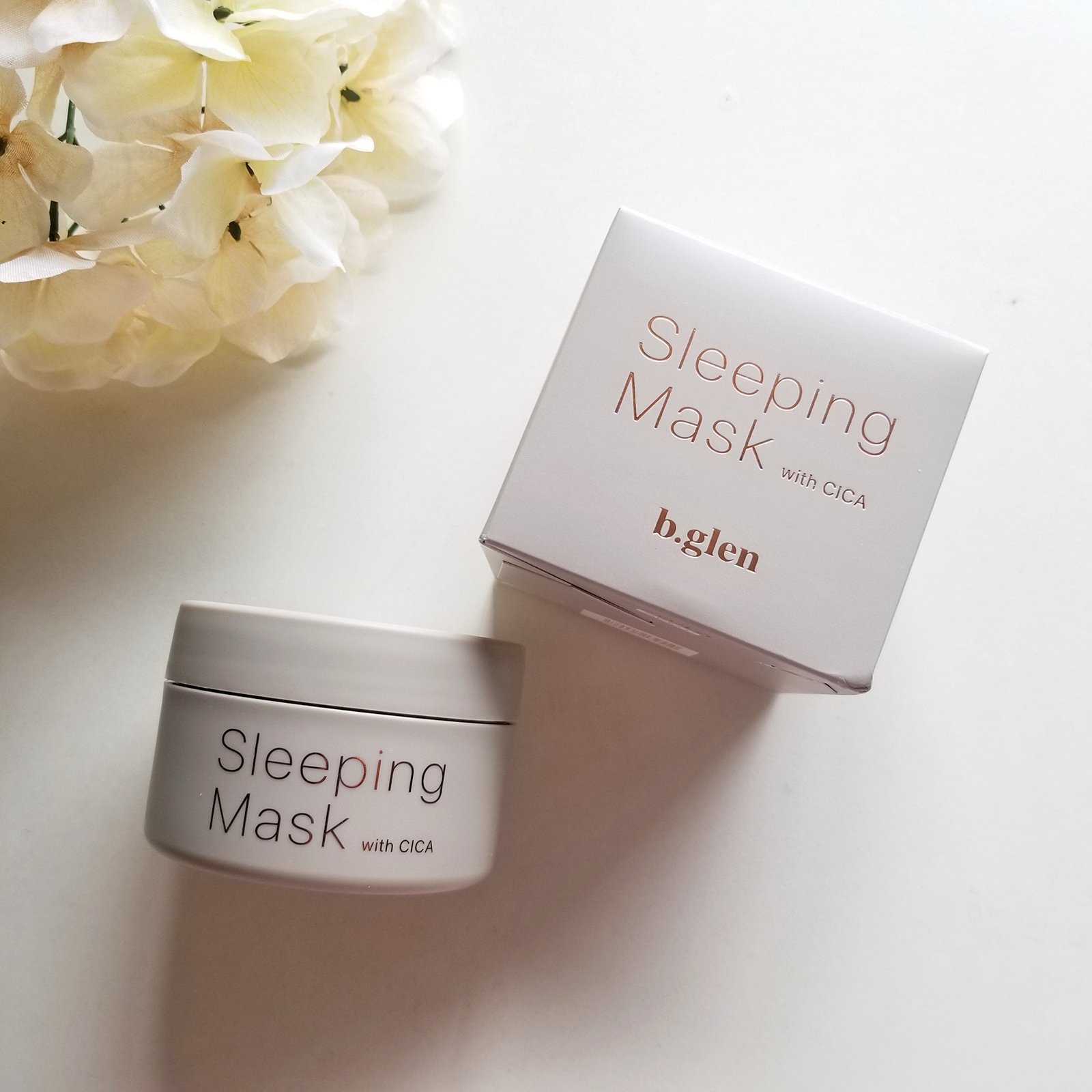 スリーピングマスク with CICA/b.glen/フェイスクリームを使ったクチコミ（1枚目）