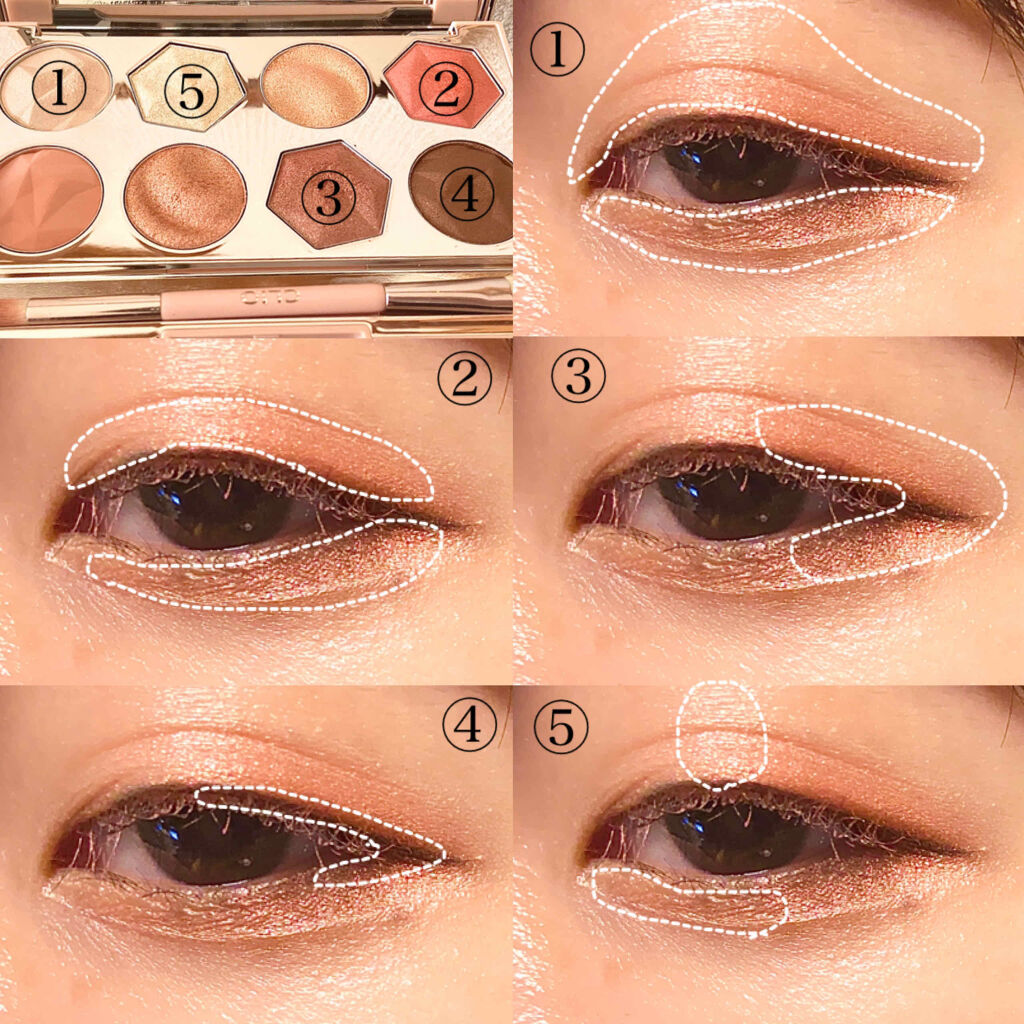 プリズム エアー アイ パレット/CLIO/アイシャドウパレットを使ったクチコミ（3枚目）