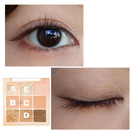 シャドウパレット/dasique/アイシャドウパレットを使ったクチコミ(2枚目)