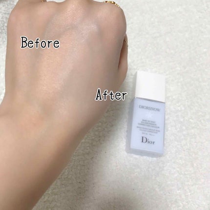 【旧】スノー メイクアップ ベース UV35 SPF35/PA+++/Dior/化粧下地を使ったクチコミ(3枚目)