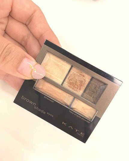 ブラウンシェードアイズN/KATE/アイシャドウパレットを使ったクチコミ(1枚目)