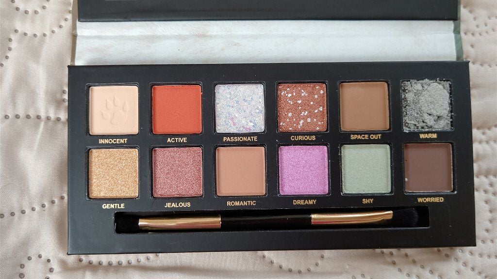 エクスプローラ12色 動物アイシャドウパレット/PERFECT DIARY/アイシャドウパレットを使ったクチコミ(3枚目)