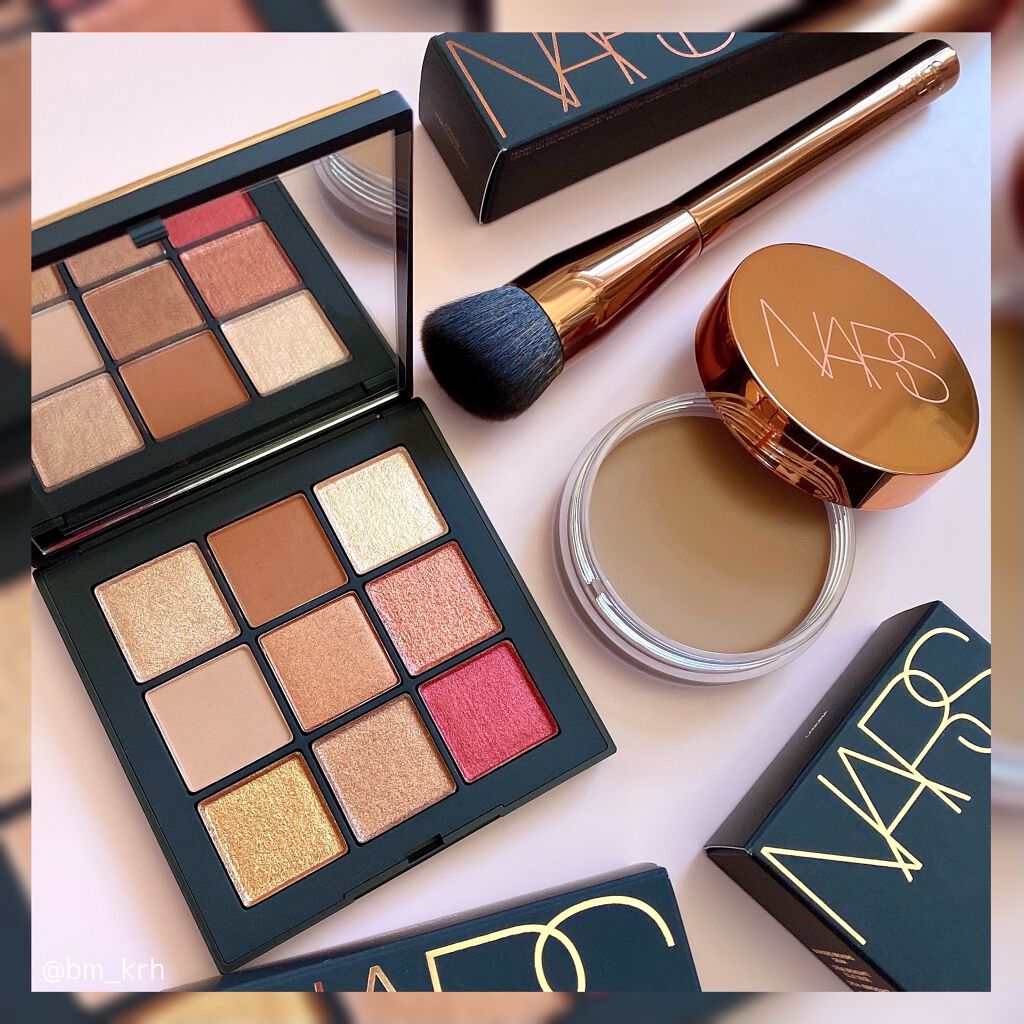 NARS サンキッスド ブロンジングクリームのクチコミ「NARS
🌷サマーソルスティス アイシャドーパレット
🌷サンキッスド ブロンジングクリーム
🌷.....」（1枚目）