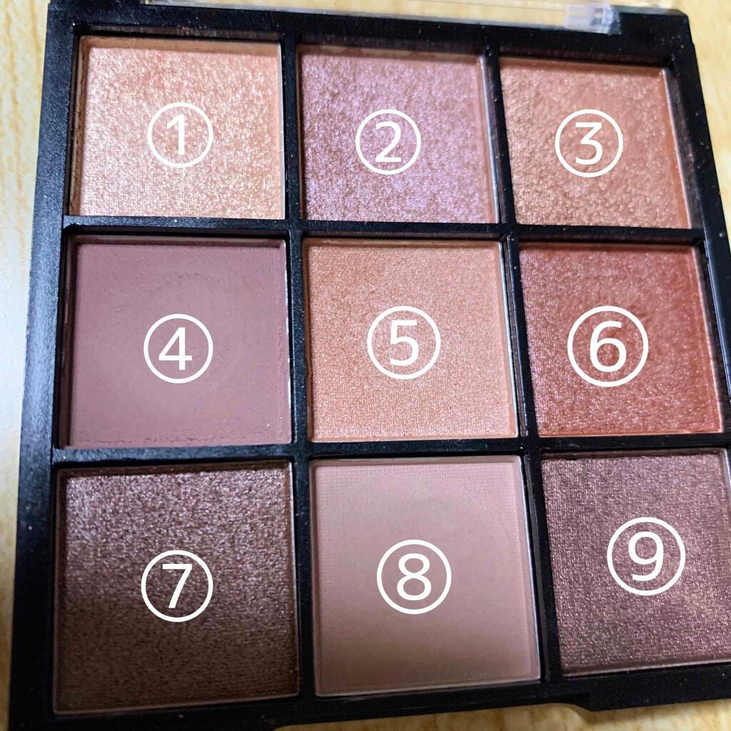 UR GLAM BLOOMING EYE COLOR PALETTE/U R GLAM/アイシャドウパレットを使ったクチコミ(9枚目)