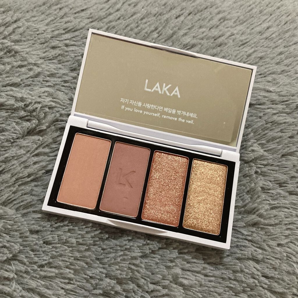 【 LAKA ジャストアイパレット FRESH】


Qoo10のセールでゲットしました！
コーラルやピンクのマットアイシャドウが欲しくて買いました💕
ラメもしっかり発色で可愛い。
粉質がしっとりしていて◎
マットならギリ仕事でも使えます