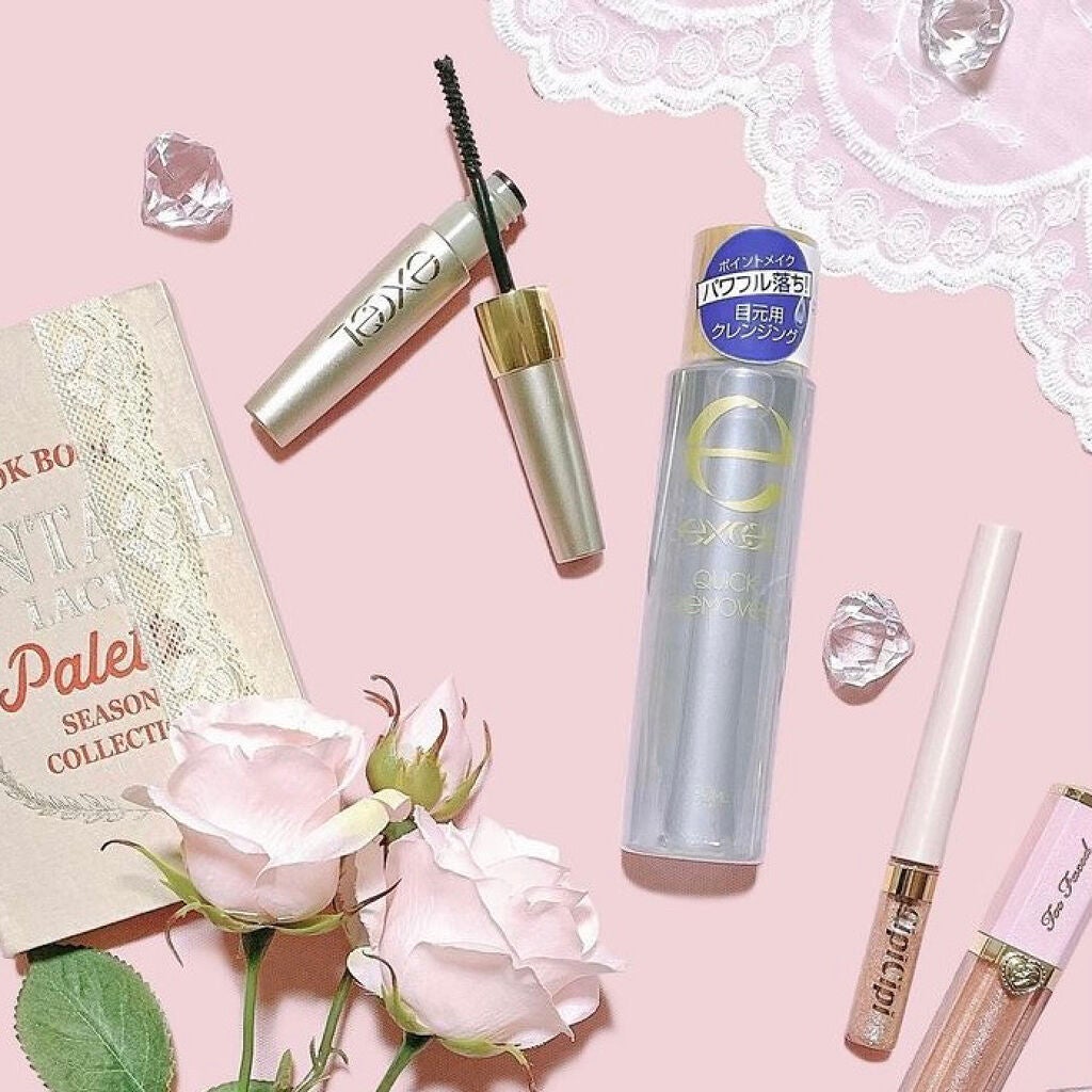 saya フォロバします on LIPS 「excel🎀ロングラスティングマスカラEX🎀クイックリムーバー..」(1枚目)