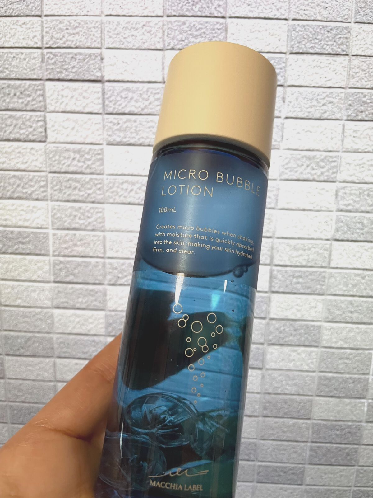 薬用マイクロバブルローション/Macchia Label/化粧水を使ったクチコミ(1枚目)