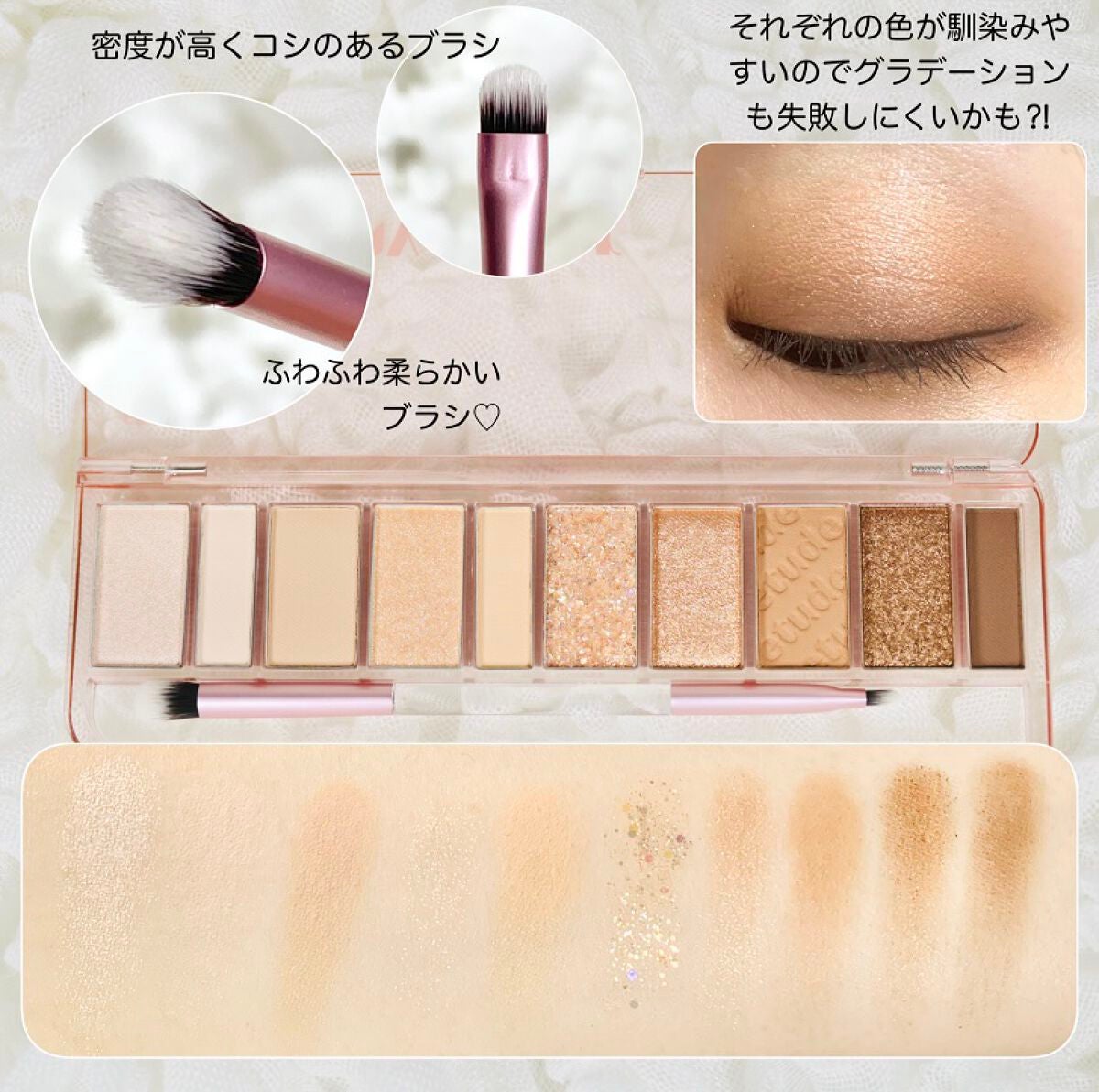 プレイカラー アイシャドウ/ETUDE/アイシャドウパレットを使ったクチコミ(2枚目)