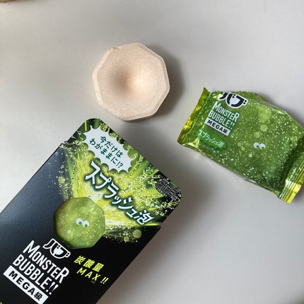 バブ モンスターバブルMEGA級 スプラッシュ泡 シトラススパークの香り/バブ/炭酸系入浴剤を使ったクチコミ(2枚目)