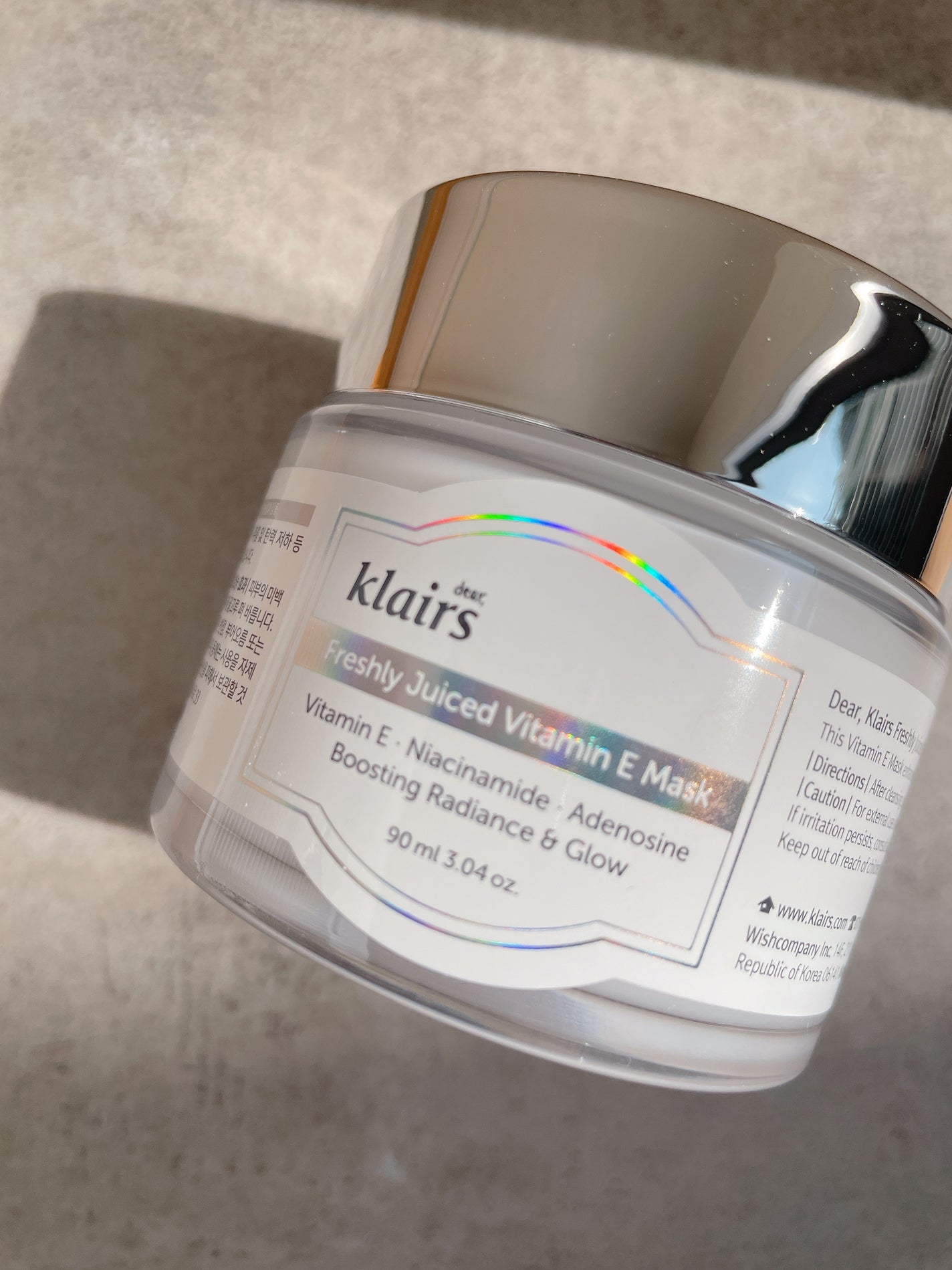 フレッシュリージュースドビタミンEマスク(90g)/Klairs/フェイスクリームを使ったクチコミ(2枚目)