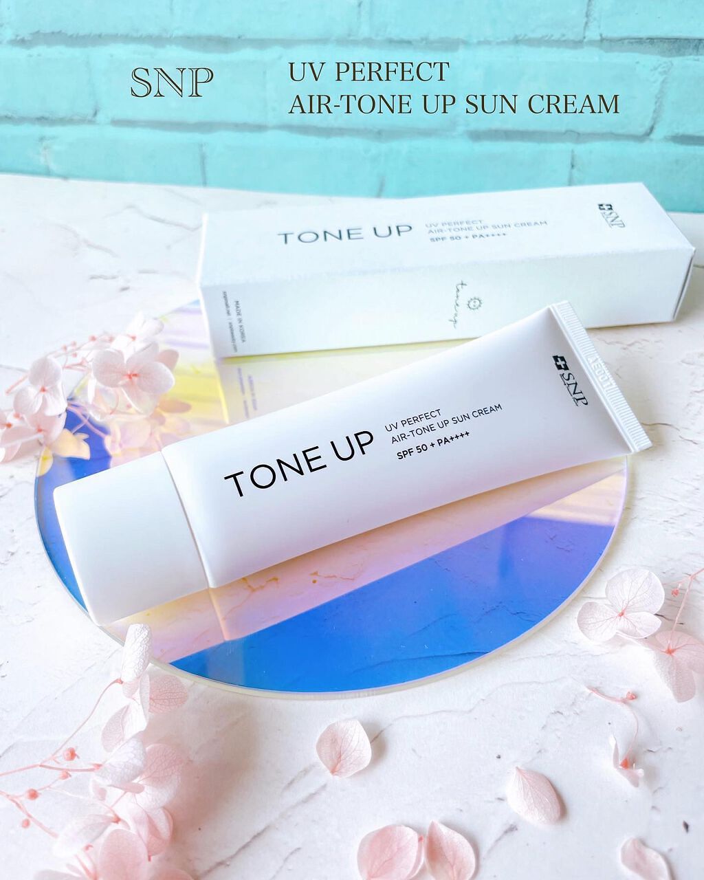 UVパーフェクトエアトーンアップサンクリーム/SNP/日焼け止めクリームを使ったクチコミ（1枚目）