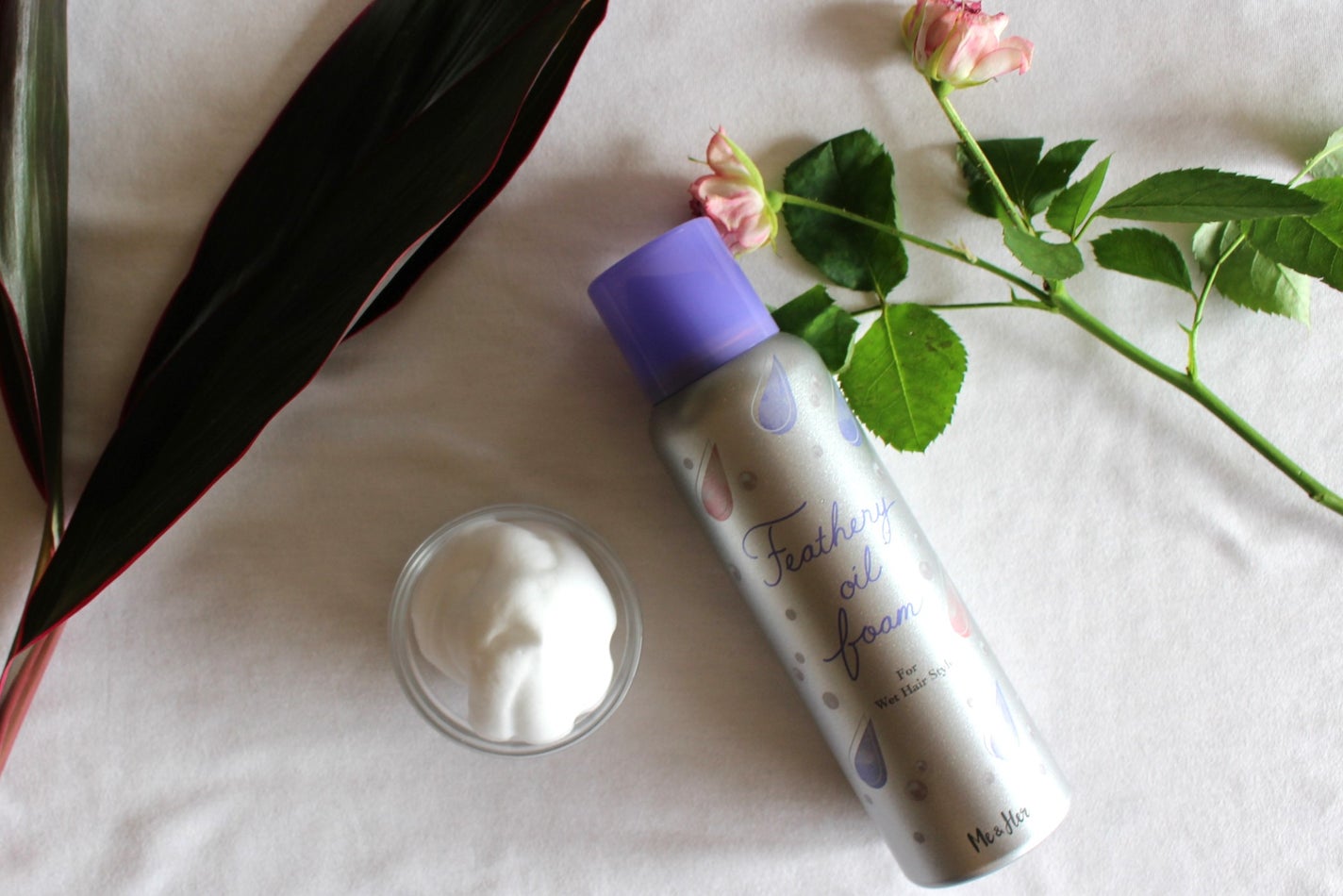 ミーアンドハー フェザリーオイルフォーム /Me&Her/ヘアムースを使ったクチコミ(3枚目)