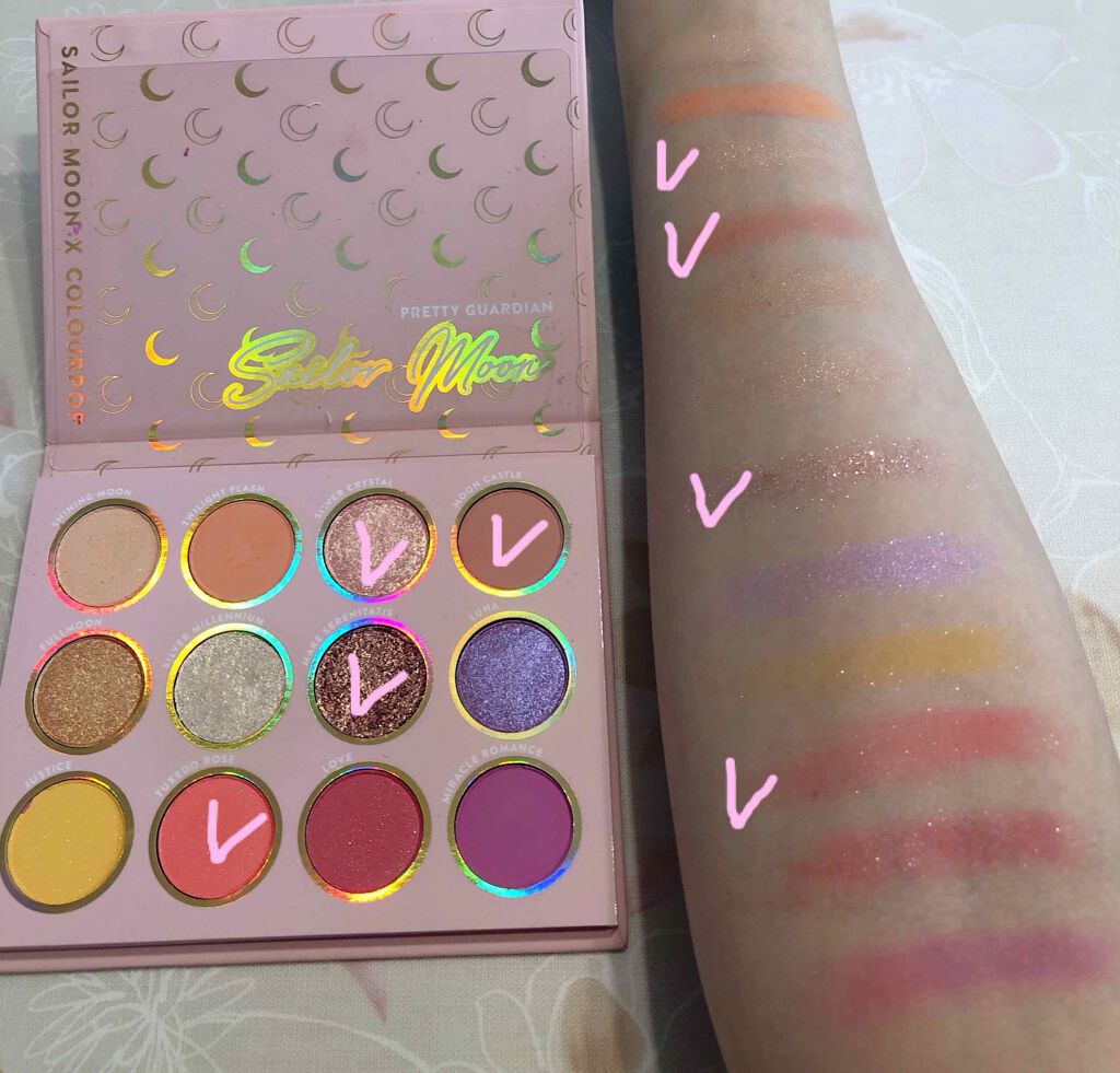 カラーポップ×セーラームーン/ColourPop/アイシャドウパレットを使ったクチコミ(2枚目)