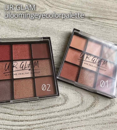 UR GLAM　BLOOMING EYE COLOR PALETTE/U R GLAM/アイシャドウパレットを使ったクチコミ（2枚目）