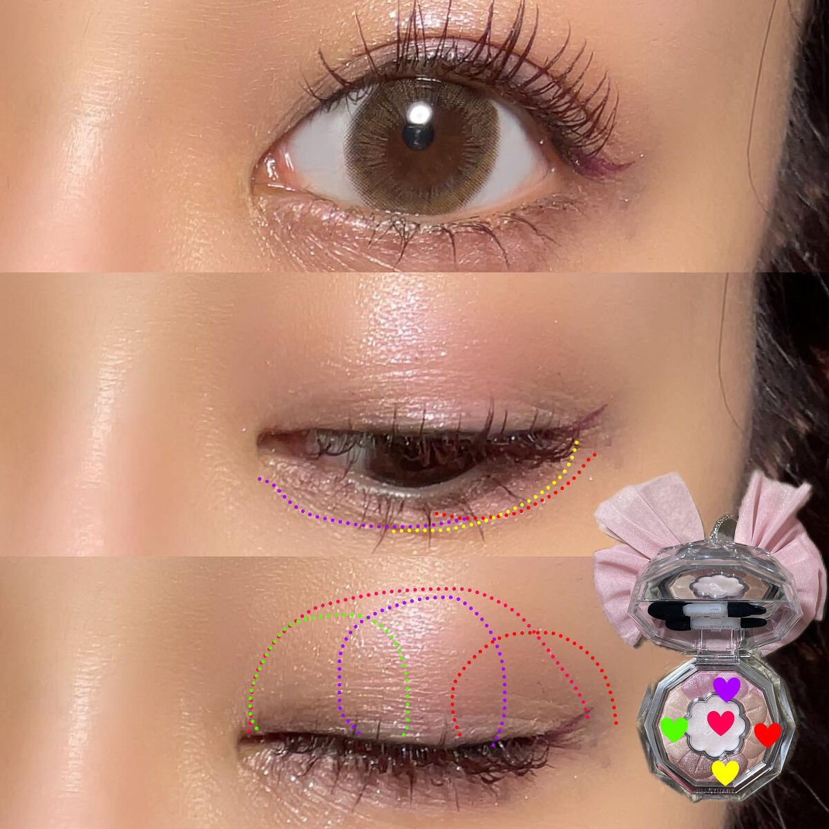 スワニーピュアチョコ(Swany Pure Choco)/OLOLA/カラーコンタクトレンズを使ったクチコミ（3枚目）