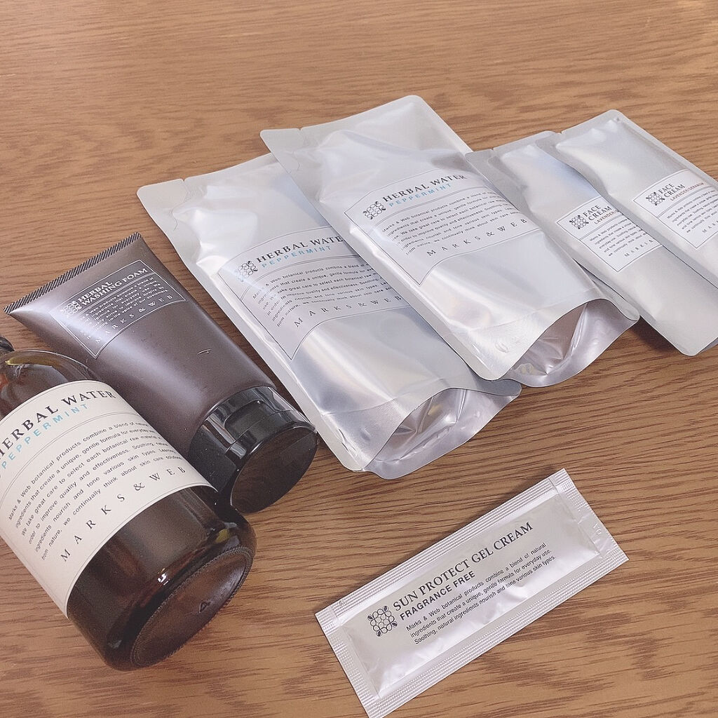 MARKS&WEB ハーバル サンプロテクトジェルクリームのクチコミ「【MARKS&WEB ハーバル サンプロテクトジェルクリーム】のレビュー

トライアルパウチ1.....」（2枚目）