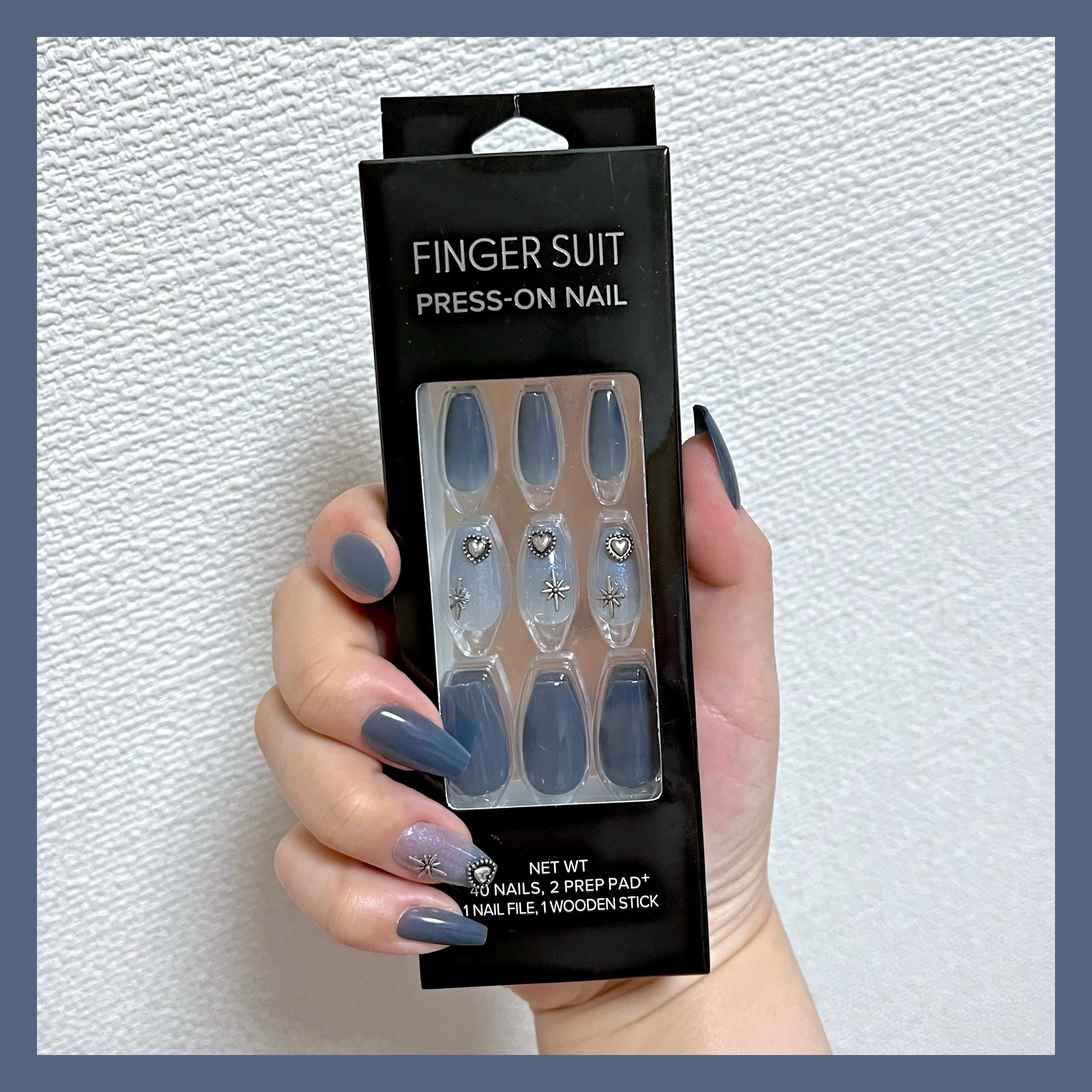 ネイルチップ(シールタイプ)/FINGER SUIT/ネイルチップ・パーツを使ったクチコミ（2枚目）