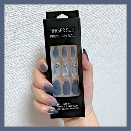 ネイルチップ(シールタイプ)/FINGER SUIT/ネイルチップ・パーツを使ったクチコミ(2枚目)