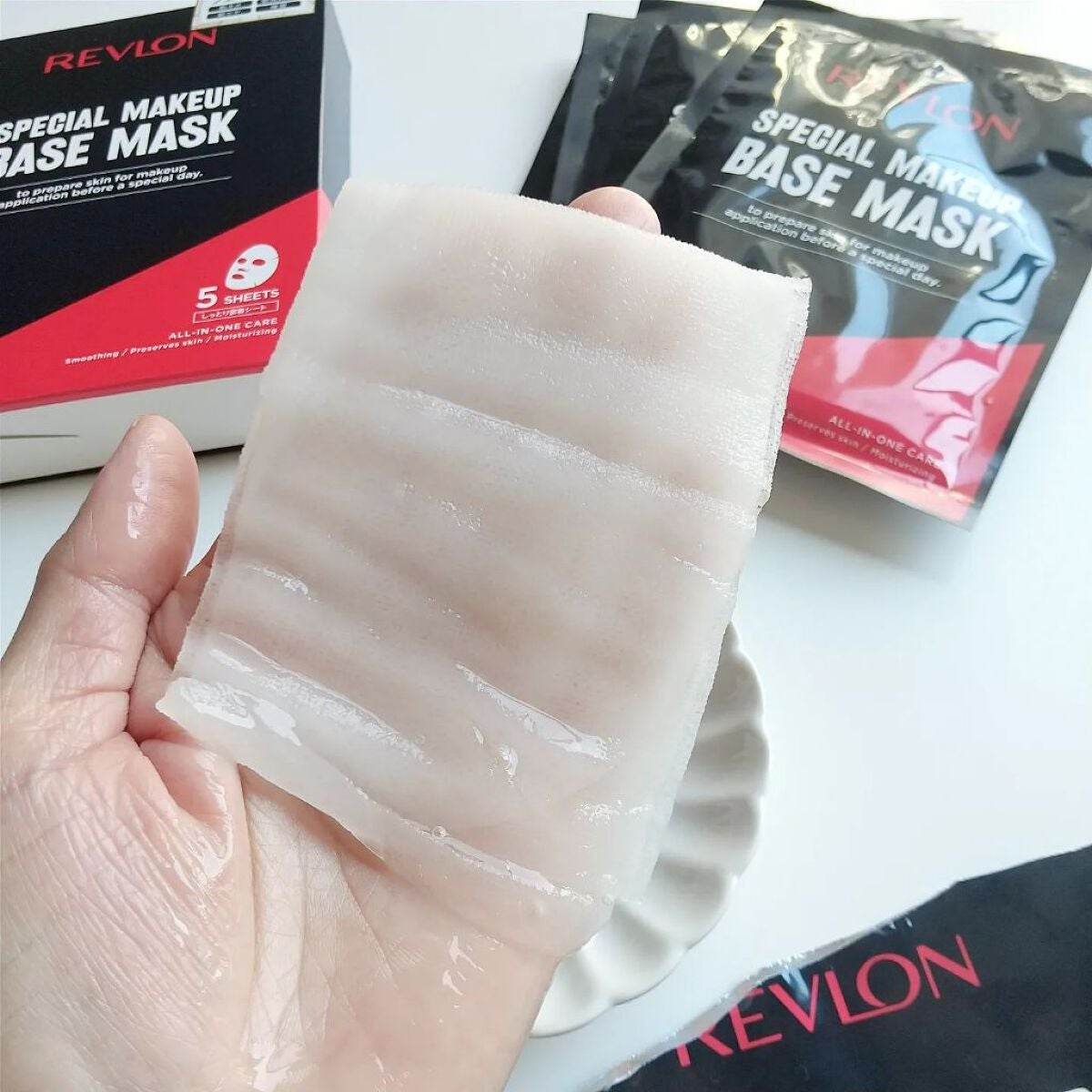 スペシャルメイクアップベースマスク/REVLON/シートマスク・パックを使ったクチコミ(3枚目)