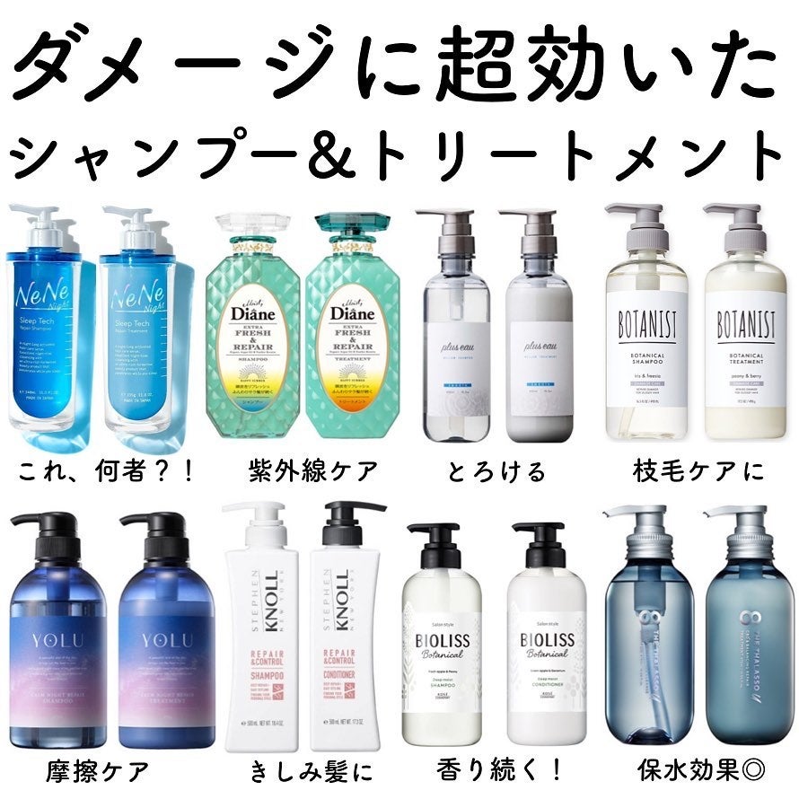 ボタニカルシャンプー/トリートメント(モイスト) /BOTANIST/シャンプー・コンディショナーを使ったクチコミ(1枚目)