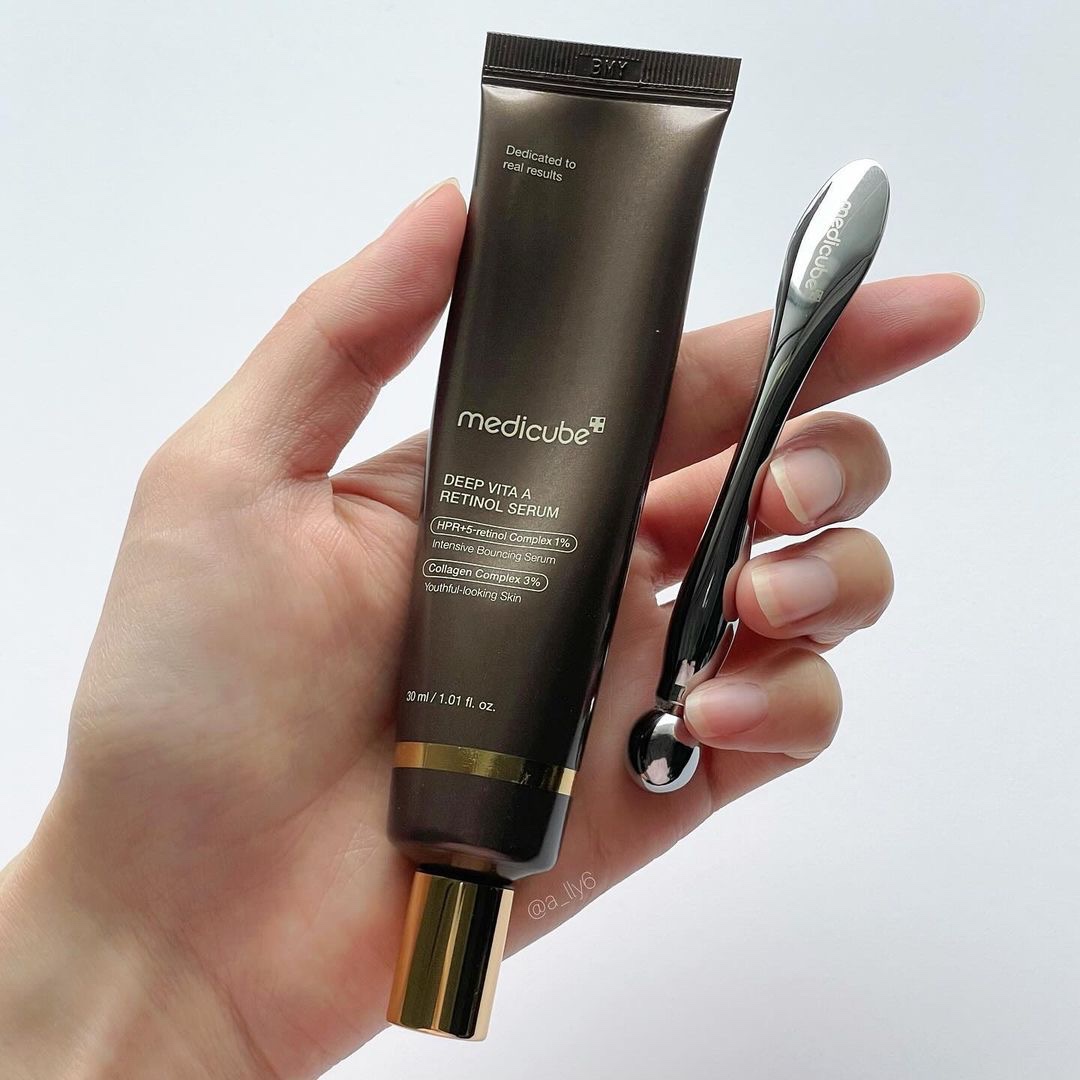 ディープビタAレチノールセラム/MEDICUBE/美容液を使ったクチコミ（2枚目）