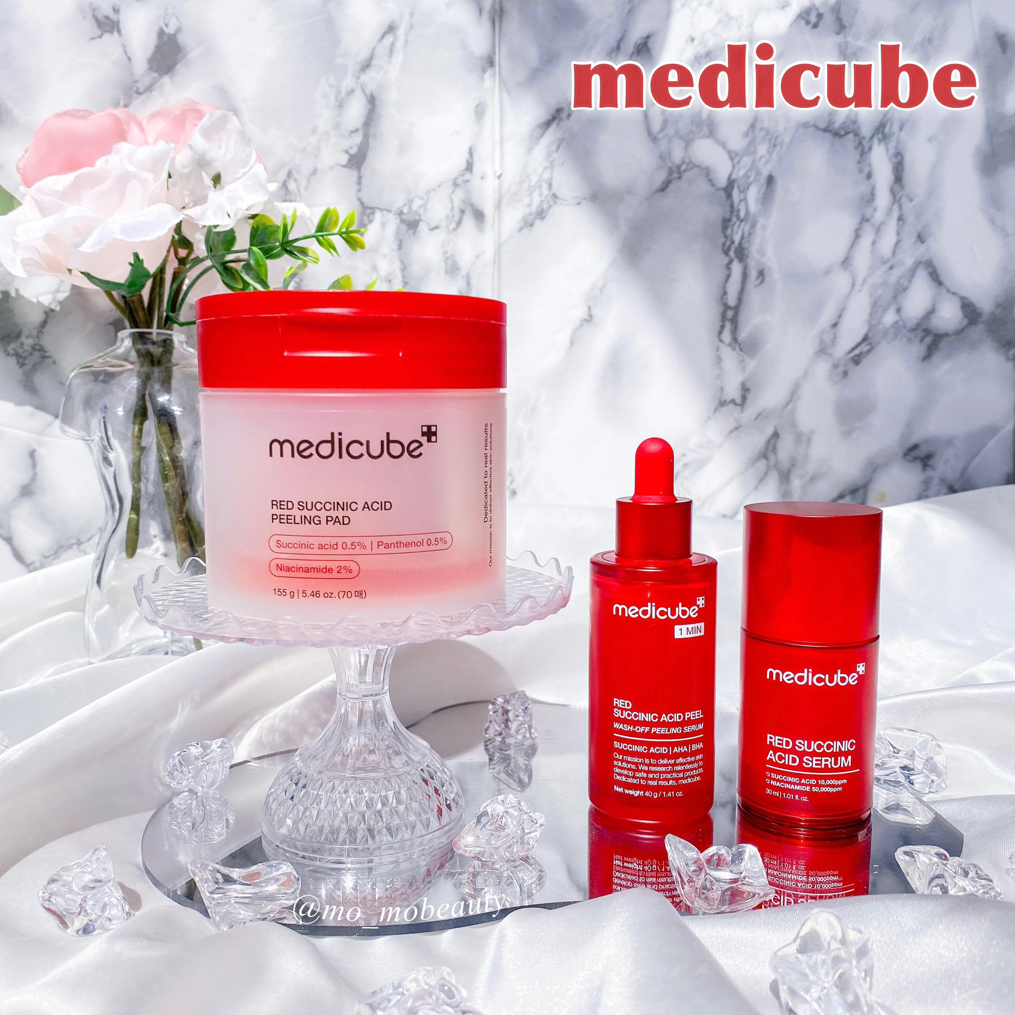 レッドアクネピーリングパッド/MEDICUBE/トナーパッドを使ったクチコミ（1枚目）