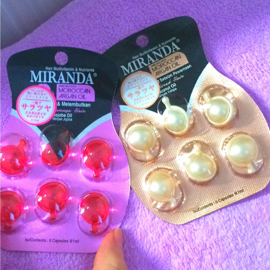 ヘアビタミン カラーケアヘアオイル/MIRANDA/ヘアオイルを使ったクチコミ（1枚目）