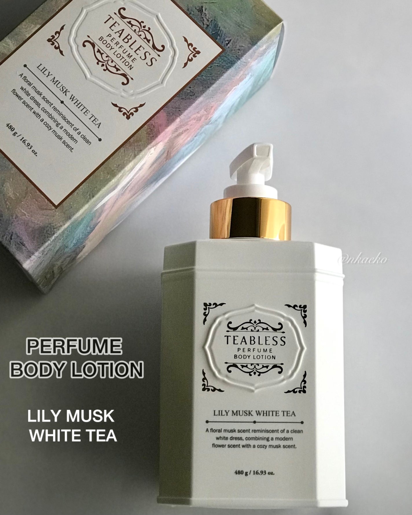 パフュームボディローション リリィムスクホワイトティー/TEABLESS/ボディローションを使ったクチコミ(3枚目)