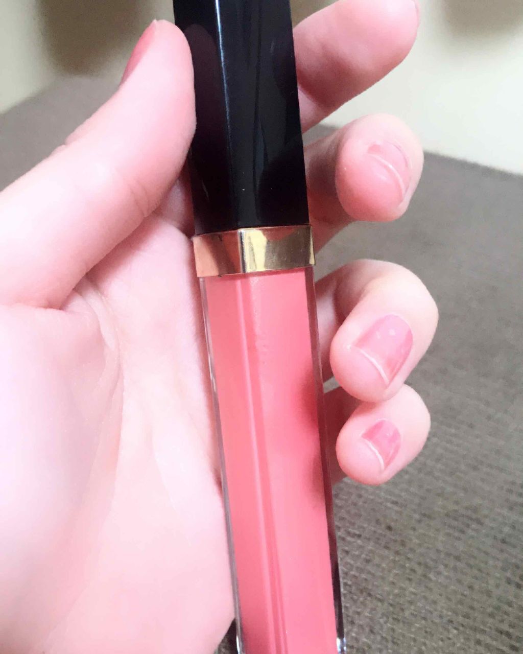 ルージュ ココ グロス 744 スプティル/CHANEL/リップグロスを使ったクチコミ（1枚目）