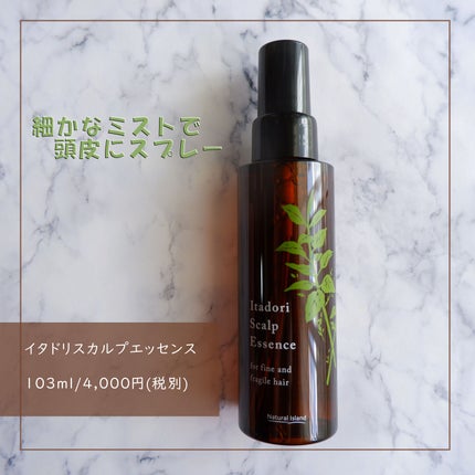 イタドリスカルプエッセンス /ナチュラルアイランド/頭皮ローションを使ったクチコミ(1枚目)