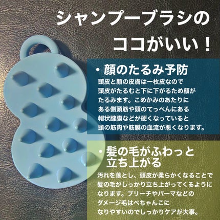 スパ やみつき 頭皮マッサージブラシ ソフト/エイトザタラソ/スカルプブラシを使ったクチコミ(4枚目)