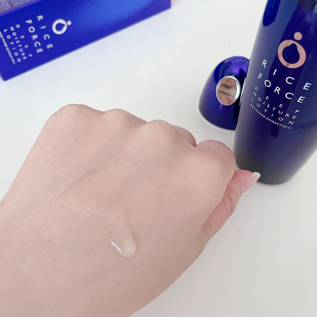 ディープモイスチュアローション/ライスフォース/化粧水を使ったクチコミ(4枚目)