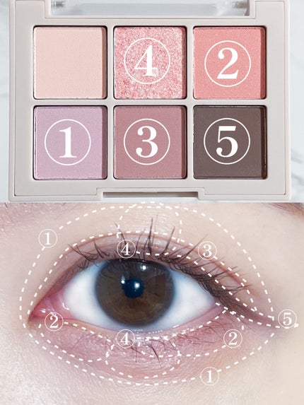 ブラーフィニシュシャドウパレット/Dinto/アイシャドウパレットを使ったクチコミ(6枚目)