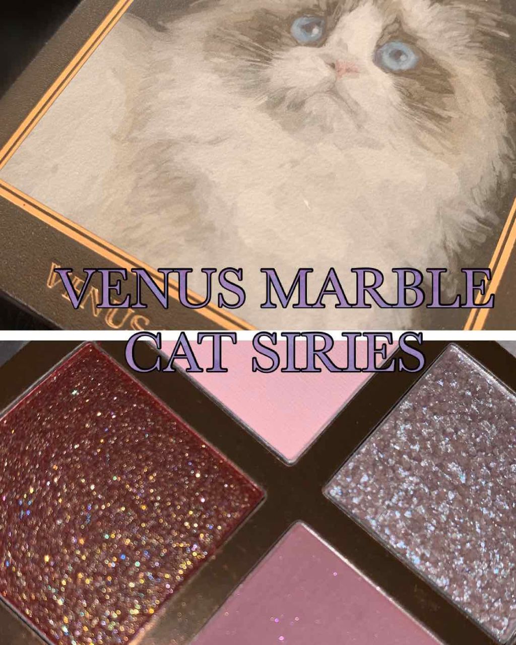 Venus Marble アイシャドウキャットシリーズ/Venus Marble/アイシャドウパレットを使ったクチコミ（1枚目）