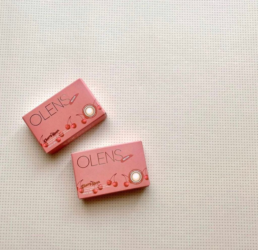 Cherry moon 1Month/OLENS/カラーコンタクトレンズを使ったクチコミ(3枚目)
