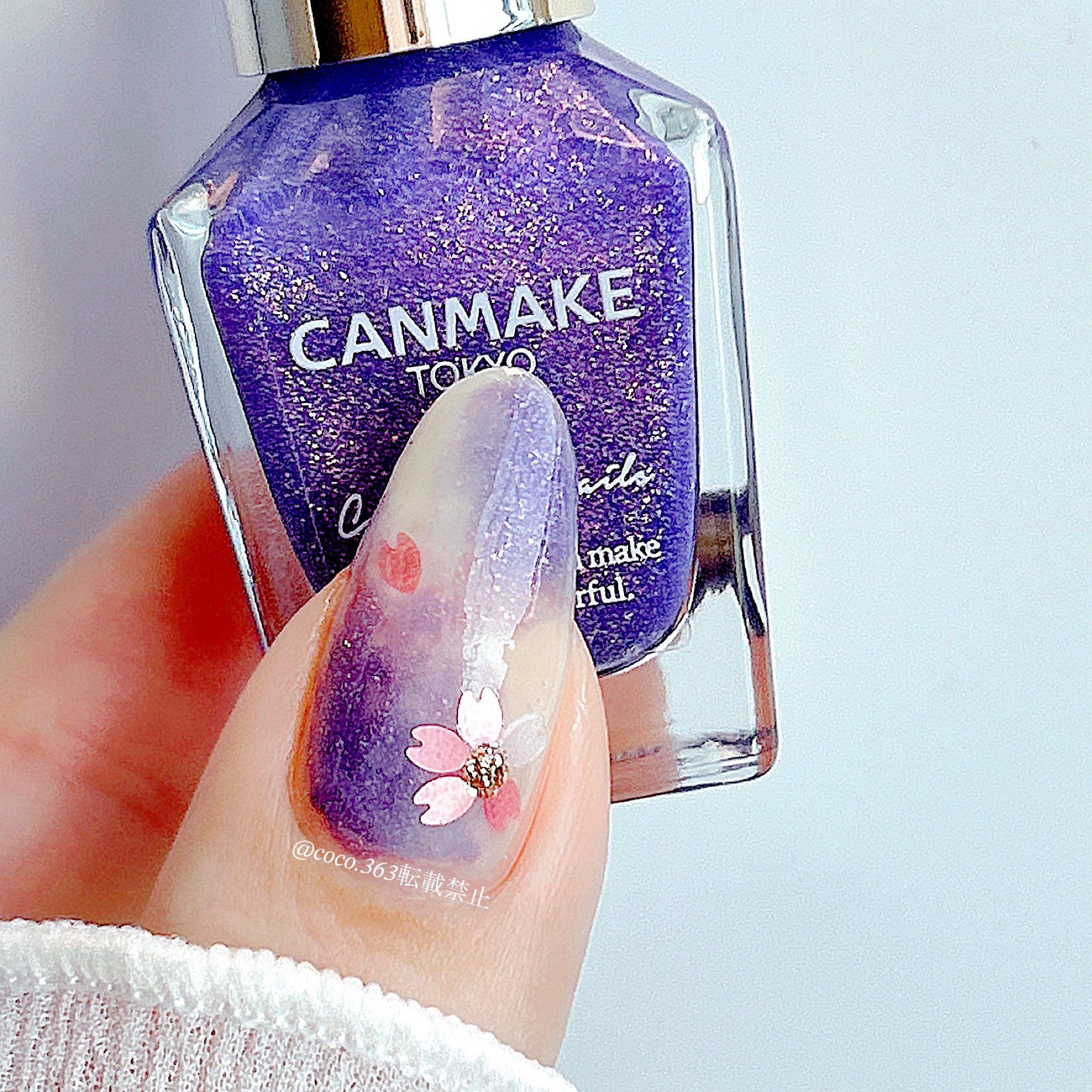 桜ネイルのネイルデザイン | カラフルネイルズ｜キャンメイク -キャン