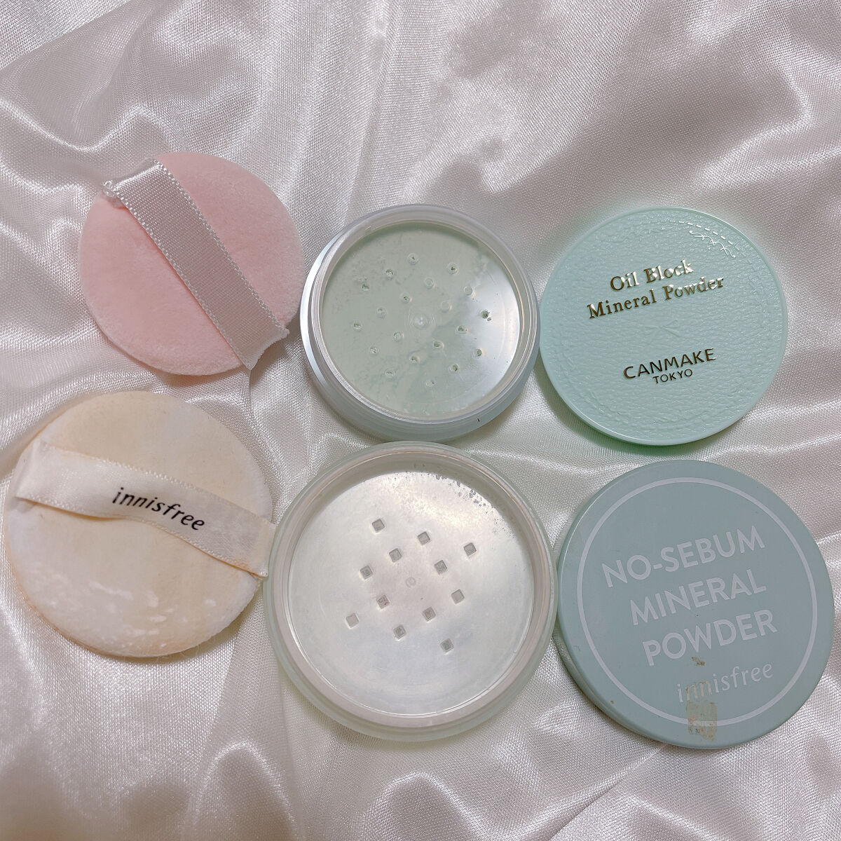 オイルブロックミネラルパウダー/キャンメイク/ルースパウダーを使ったクチコミ（2枚目）