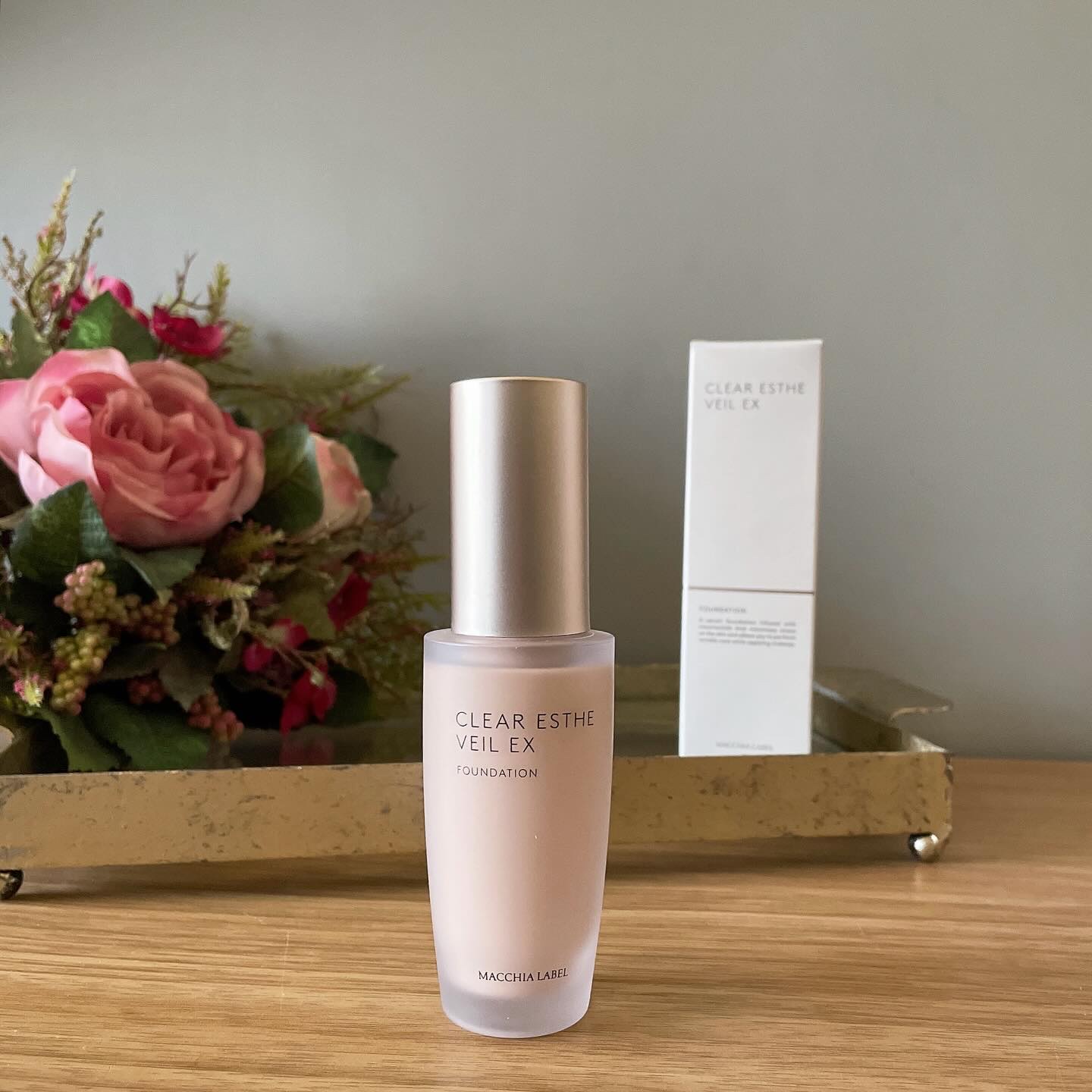 薬用クリアエステヴェールEX/Macchia Label/リキッドファンデーションを使ったクチコミ（1枚目）