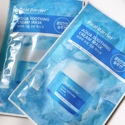 アクアスージングクリームマスク/Real Barrier/シートマスク・パックを使ったクチコミ(1枚目)