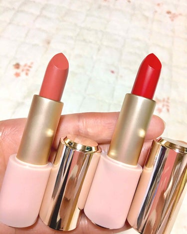 ETUDE ベターリップトーク ベルベットのクチコミ「エチュードハウス
ベターリップス トーク ベルベット
💄OR201(レトローズ)
💄RD301.....」（1枚目）