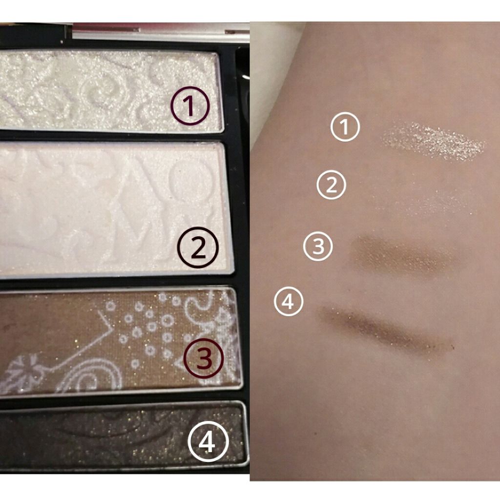 AQ MW グラデーション アイシャドウ/DECORTÉ/アイシャドウパレットを使ったクチコミ(3枚目)