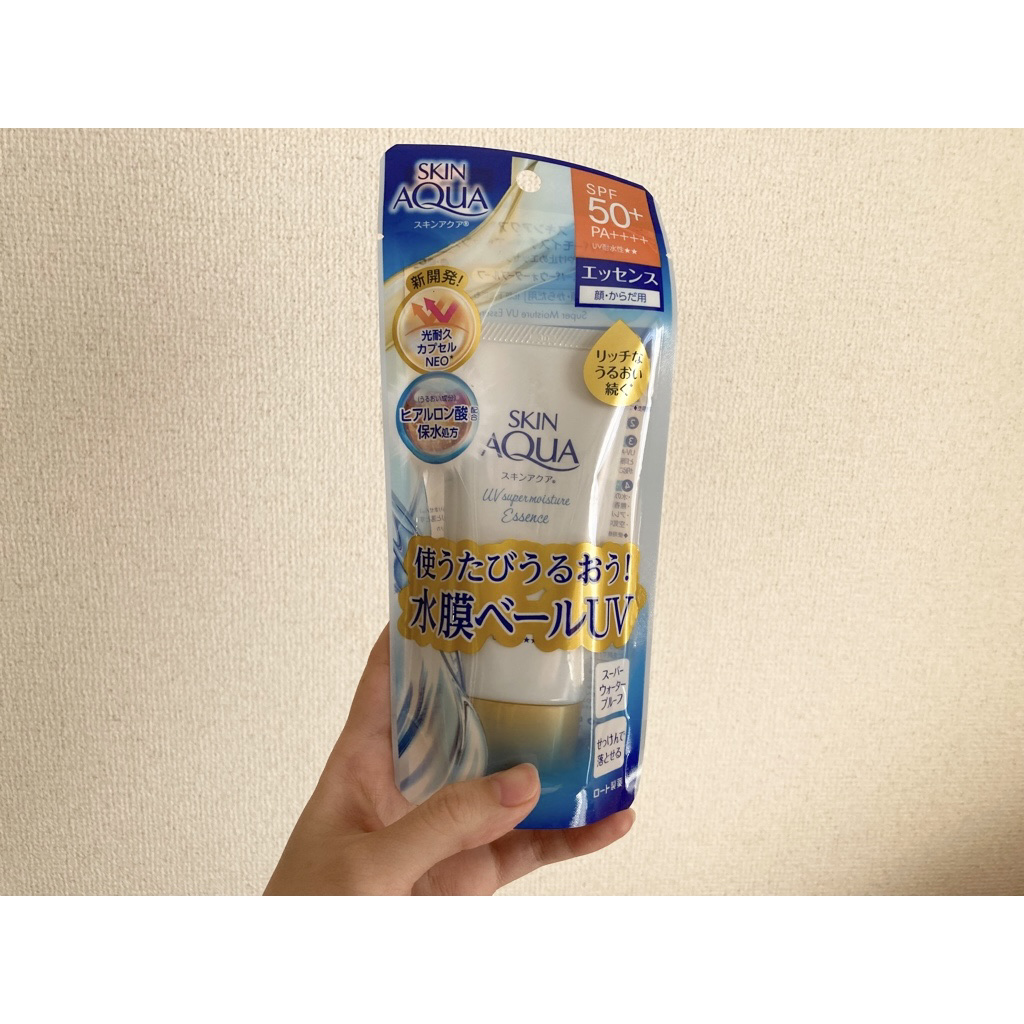 スキンアクア スーパーモイスチャーエッセンス/スキンアクア/日焼け止めローションを使ったクチコミ（1枚目）